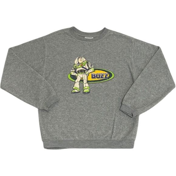 Buzz Lightyear Vintage 3D Felt Fleece Sweater Crewneck - Picture 1 of 6